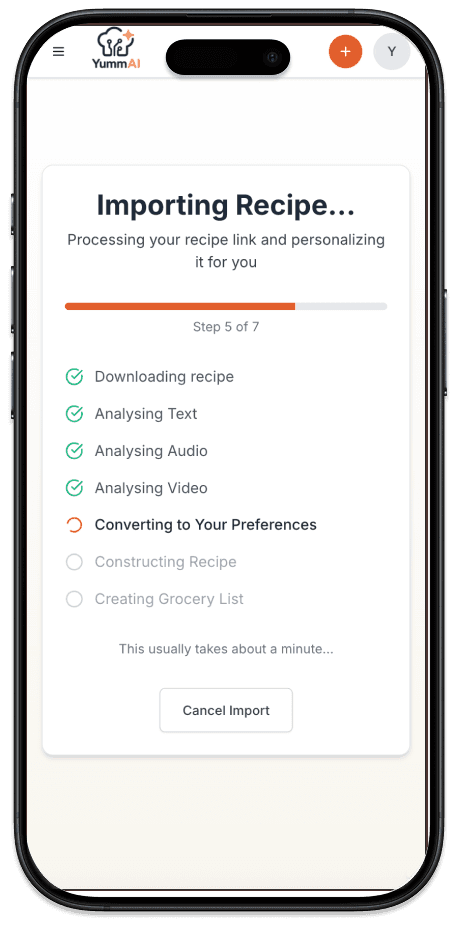 AI processing visualization